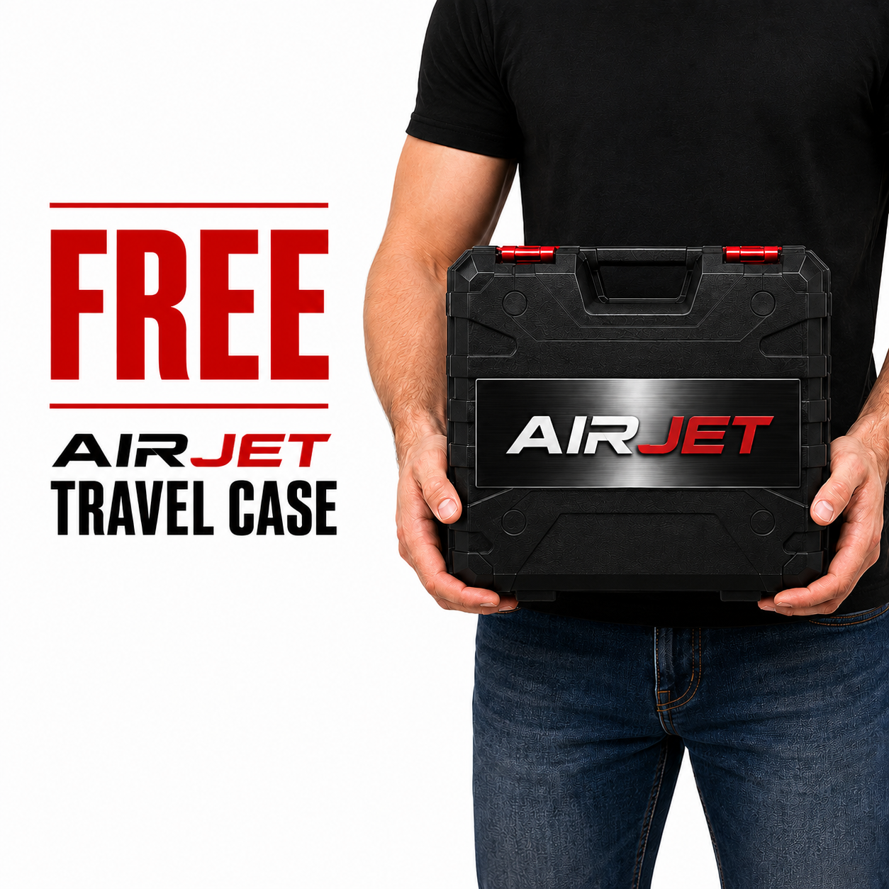 AIRJET™ PRO Portable Pressure Washer | 2 Batteries | Free Travel Case
